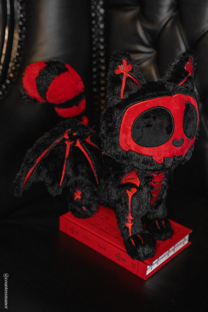 skeleton batwing plush