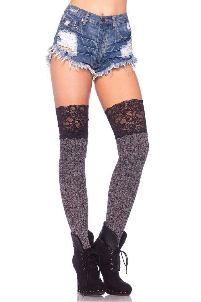 Skool Spook Thigh High Socks