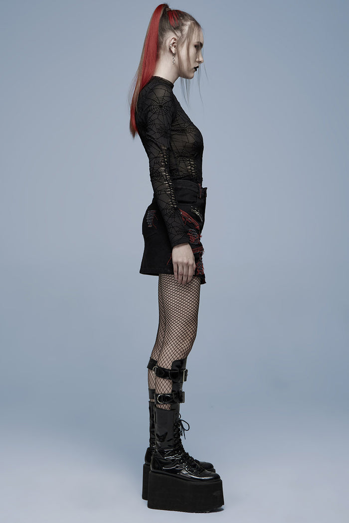 spiderweb mesh top