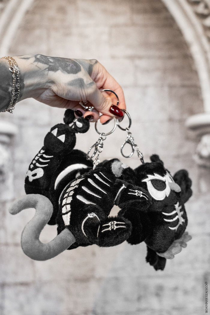 creepy cute plushie keychains