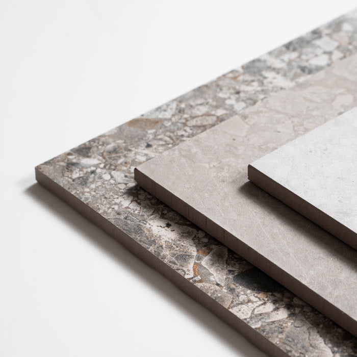 Variations Southside Natural Terrazzo Matte Porcelain Tile P4 300mm x 600mm 36STUNAM - The Blue Space