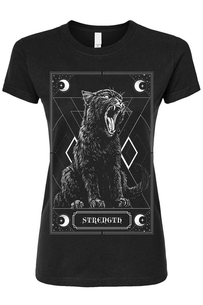 Strength Kitty Tarot T-shirt