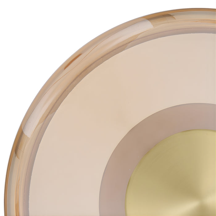 Details Telbix Amity Wall Light Amber AMITYWB25-BRSAM - The Blue Space