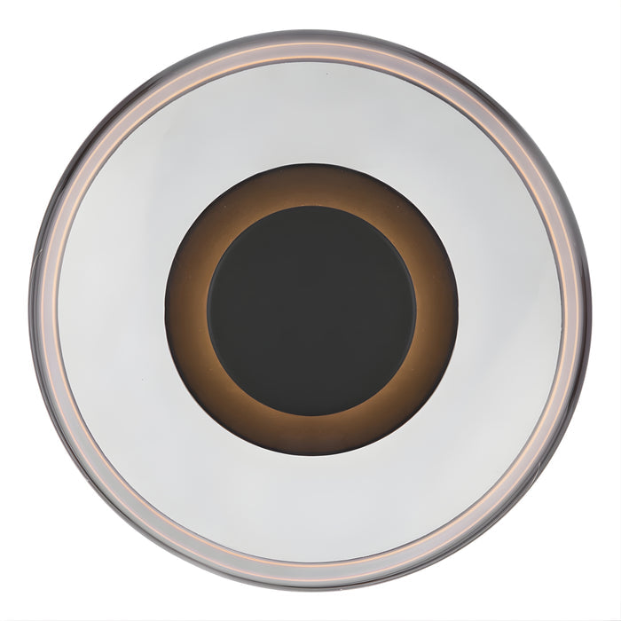 Front Telbix Amity Wall Light Smoke  AMITYWB25-BKSM - The Blue Space