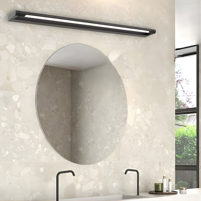 Bathroom Telbix Arvin 80 Vanity Wall Light Black  ARVINWB80-BK3C - The Blue Space