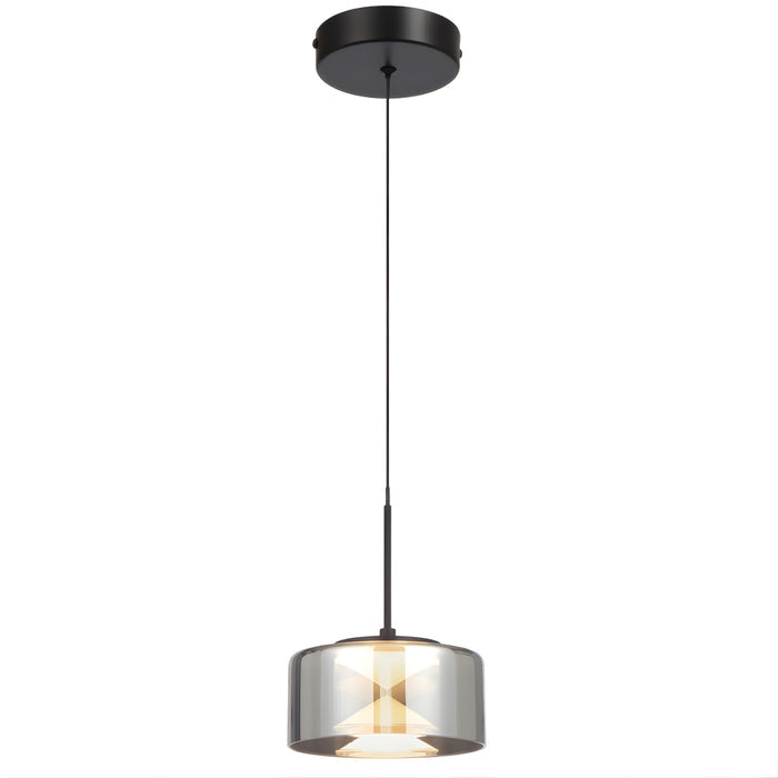Telbix Cedro 1 Pendant Light Black  CEDROPE1-BK - The Blue Space