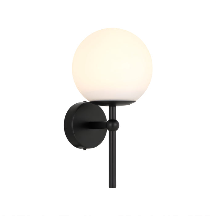 Telbix Eterna 1 Wall Light Black Opal Matte  ETERNAWB1-BKOP - The Blue Space