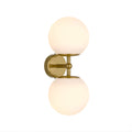 Telbix Eterna 2 Wall Light Antique Gold Opal Matte  ETERNAWB2-AGOP - The Blue Space