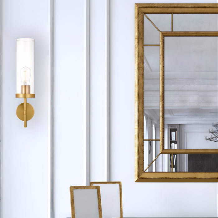 Lifestyle Telbix Garot Wall Light Antique Gold Clear  GAROTWB-AGCL - The Blue Space