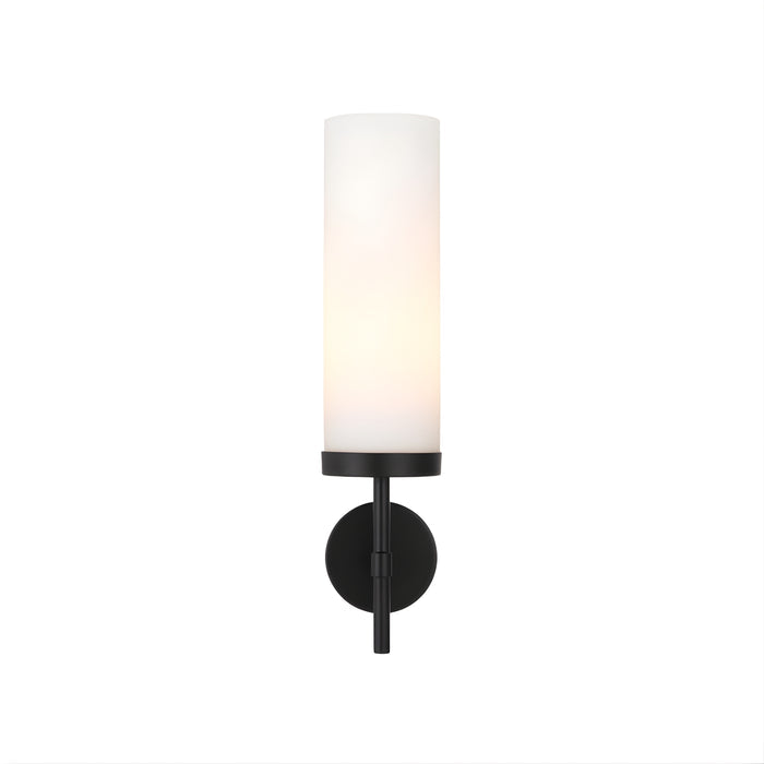 Front Telbix Garot Wall Light Black Opal Matte  GAROTWB-BKOP - The Blue Space