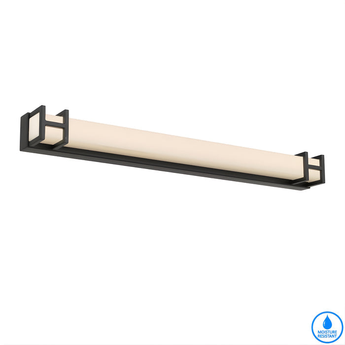 Telbix Gilson 60 Vanity Wall Light Black  GILSONWB60-BK3C - The Blue Space