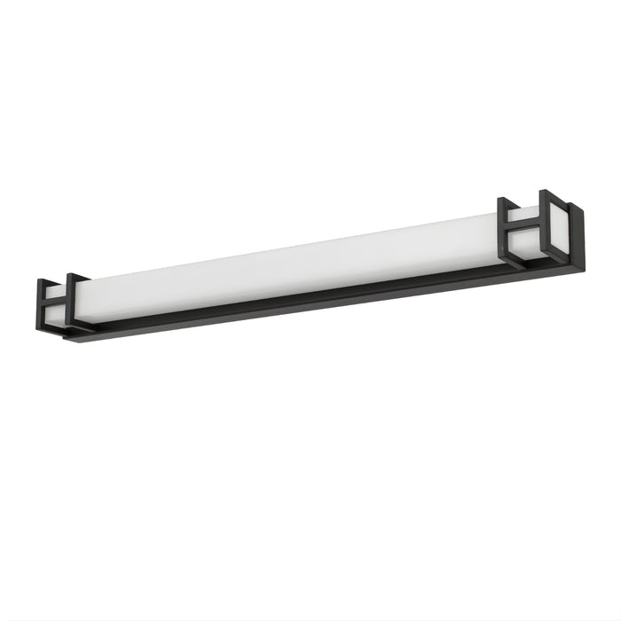 Off Telbix Gilson 60 Vanity Wall Light Black  GILSONWB60-BK3C - The Blue Space