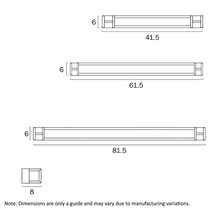 Line Drawing Telbix Gilson 60 Vanity Wall Light Black  GILSONWB60-BK3C - The Blue Space