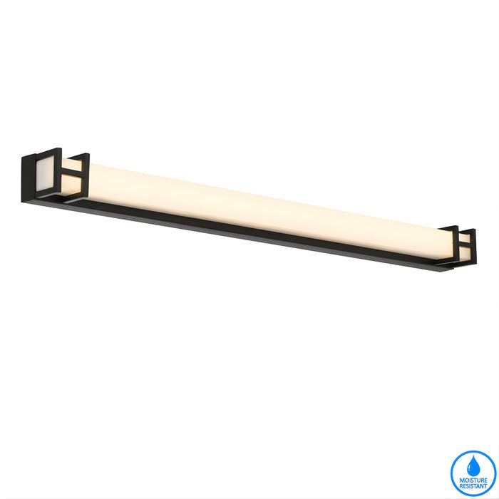 Telbix Gilson 80 Vanity Wall Light Black  GILSONWB80-BK3C - The Blue Space