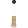 Single Telbix Jornel Pendant Light Beige JORNELPE-BE - The Blue Space