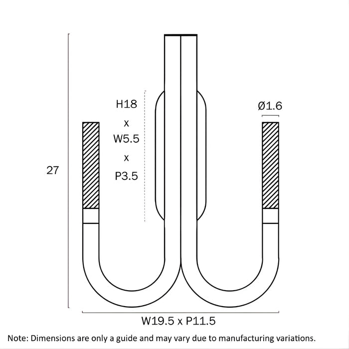 Telbix Joshua Wall Light LED Dimension - The Blue Space