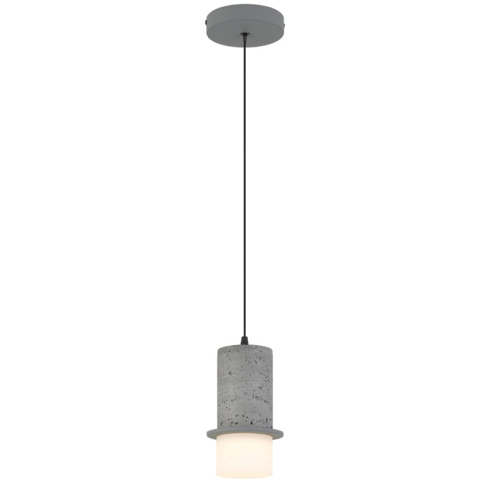 Single Telbix Kolisa 1 Pendant Light Grey KOLISAPE1-GY - The Blue Space
