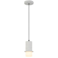 Telbix Kolisa 1 Pendant Light White KOLISAPE1-WH - The Blue Space