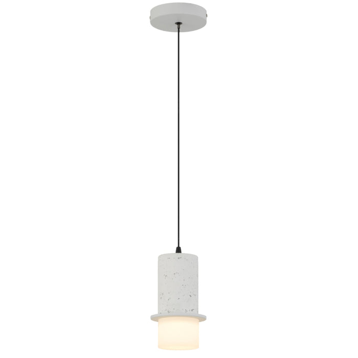 Telbix Kolisa 1 Pendant Light White KOLISAPE1-WH - The Blue Space