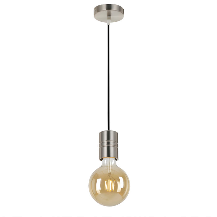 Telbix Lang Cord Set Pendant Light Nickel  LANGCS-NKBK - The Blue Space