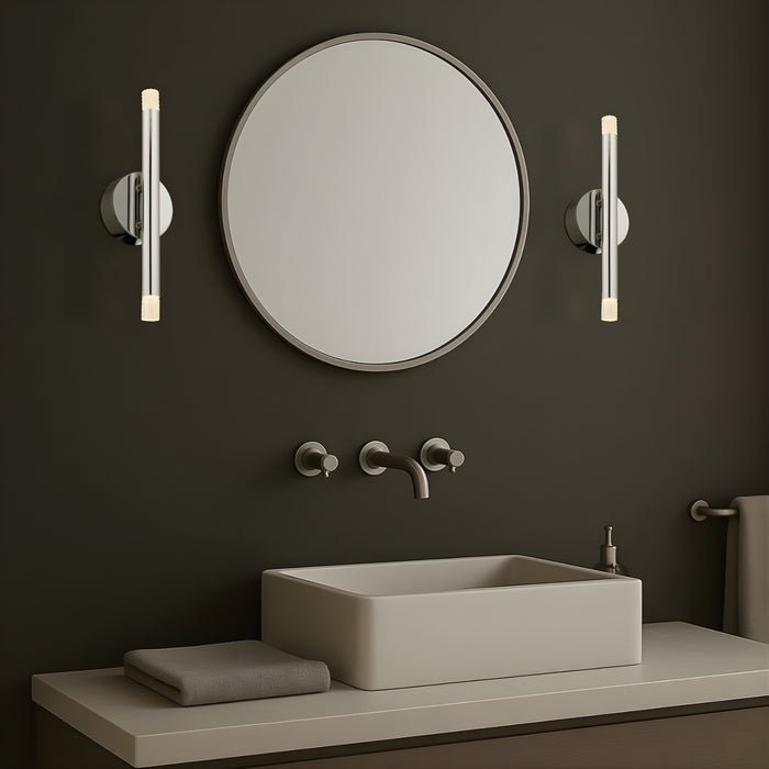 Bathroom Telbix Milazo 2 Wall Light Chrome  MILAZOWB2-CH3K - The Blue Space