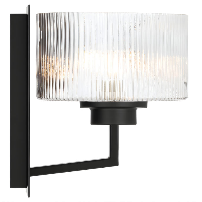 Side Telbix Moreno II Wall Light Black MORENO2WB-BK - The Blue Space