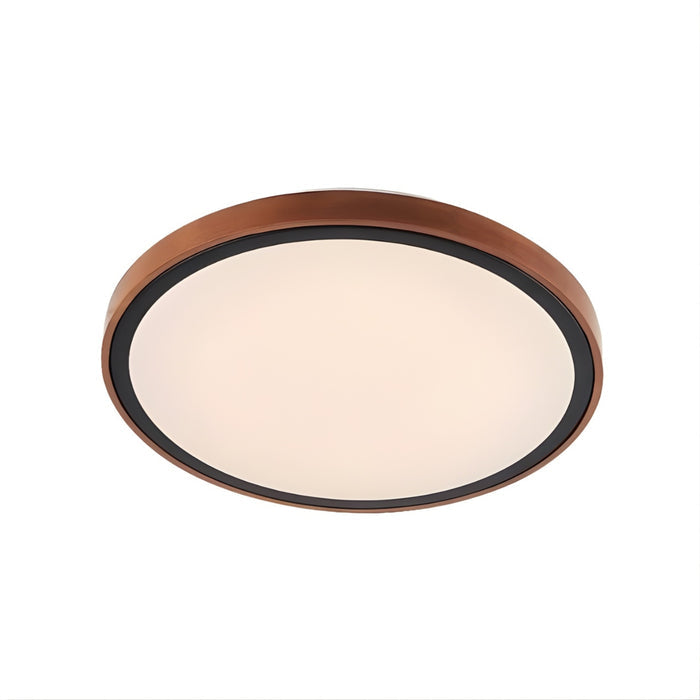 Telbix Orlin 12W Led Oyster Walnut ORLINOY30-WD3C - The Blue Space