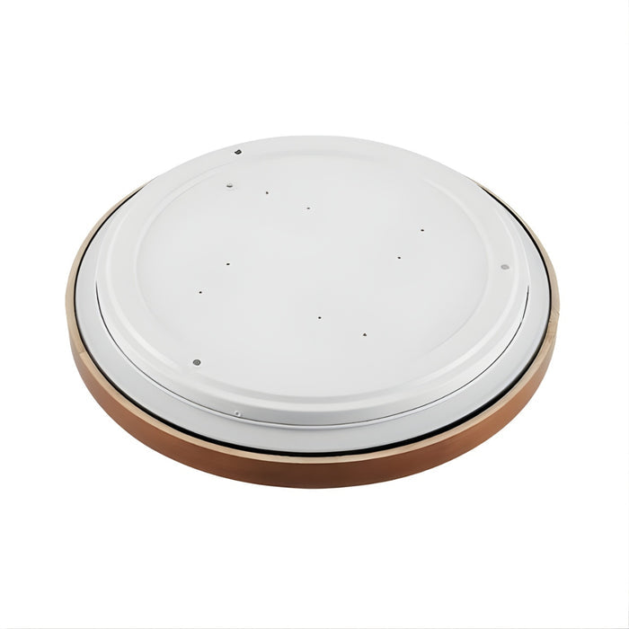 Back Telbix Orlin 24W Led Oyster Walnut ORLINOY42-WD3C - The Blue Space