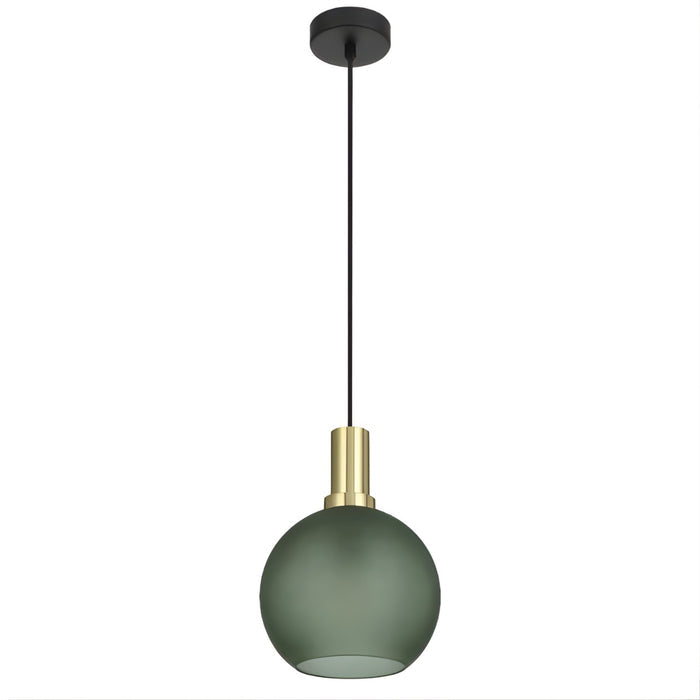 Telbix Patino 20cm Pendant Light E27 Green PATINOPE20-GN - The Blue Space