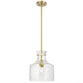 Telbix Perron 1 Pendant light Antique Gold PERRONPE1-AG - The Blue Space