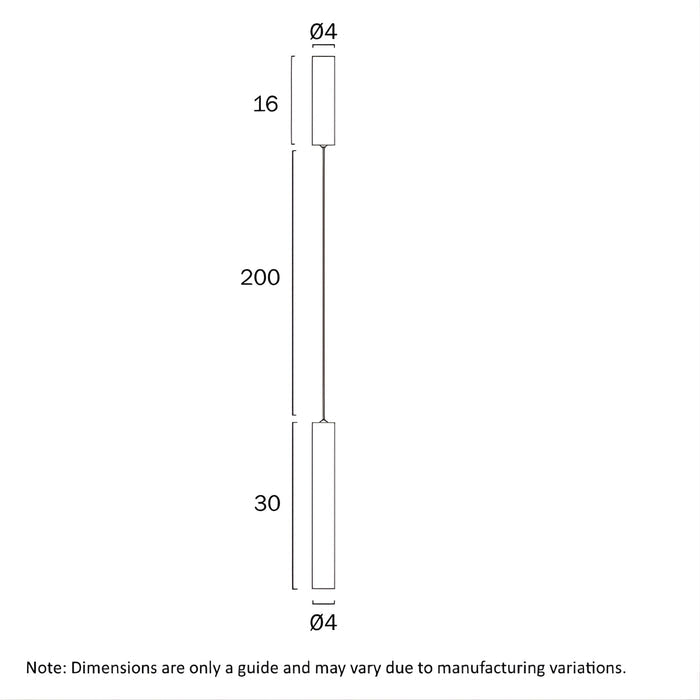 Line Drawing Telbix Verano Pendant Brass VERANOPE-BRS - The Blue Space