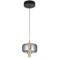Telbix Volen 1 Pendant Light Black  VOLENPE1-BKSM - The Blue Space