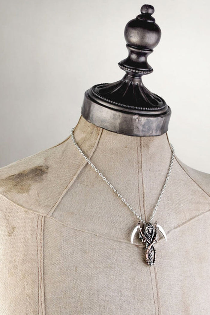 Alchemy England Grunge Goth Soul Harvester Grim Reaper Pendant Necklace