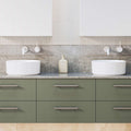 Timberline Hazel 360mm Round Above Counter Basin - White Gloss
