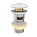 Timberline Pop Up Waste with Overflow - Gloss White