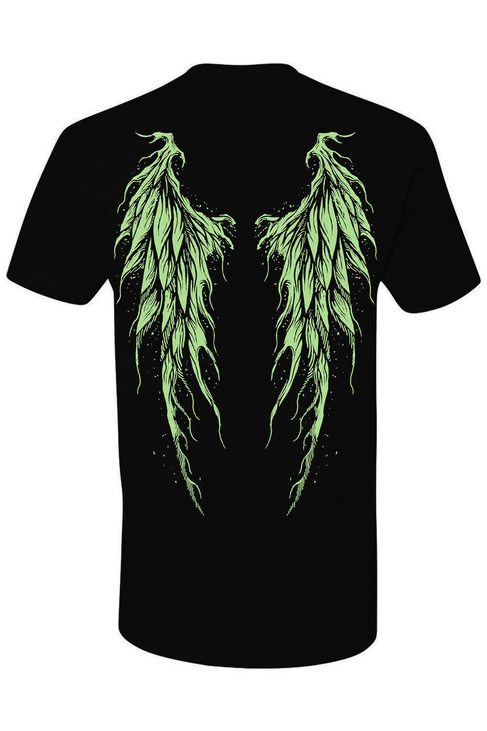 Mens tinker hell gothic tinkerbell printed shirt back