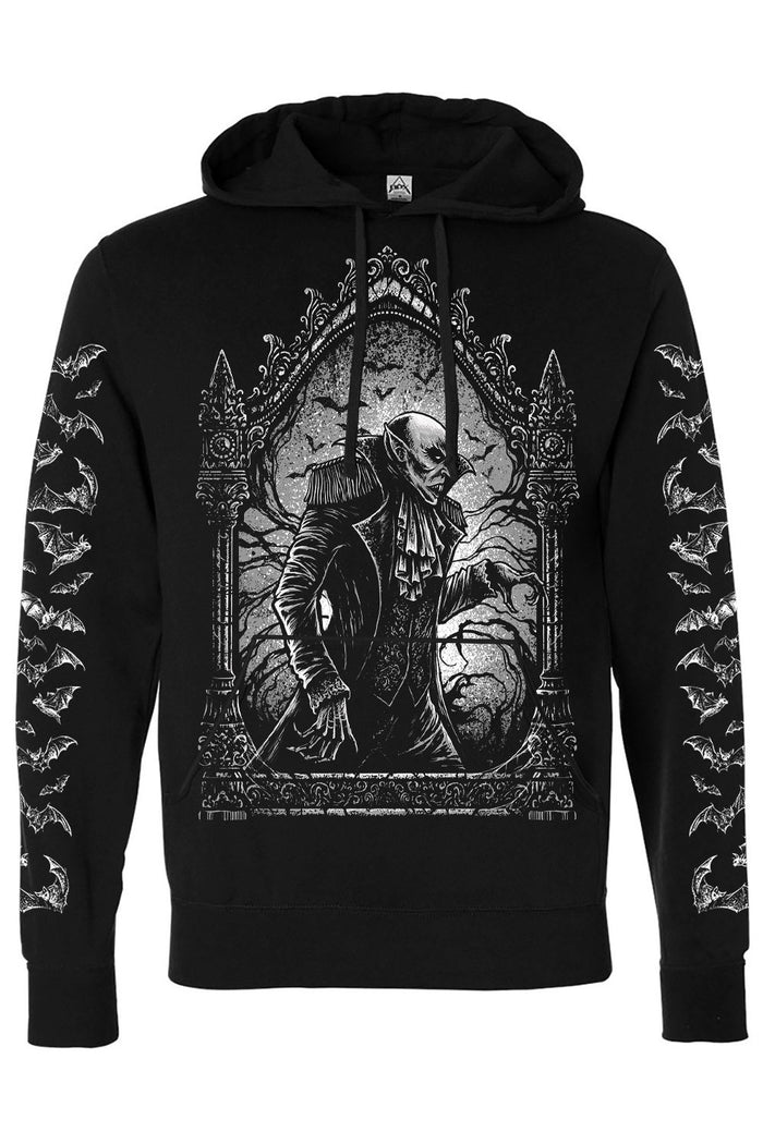 gothic cathedral cemetery hoodie coat