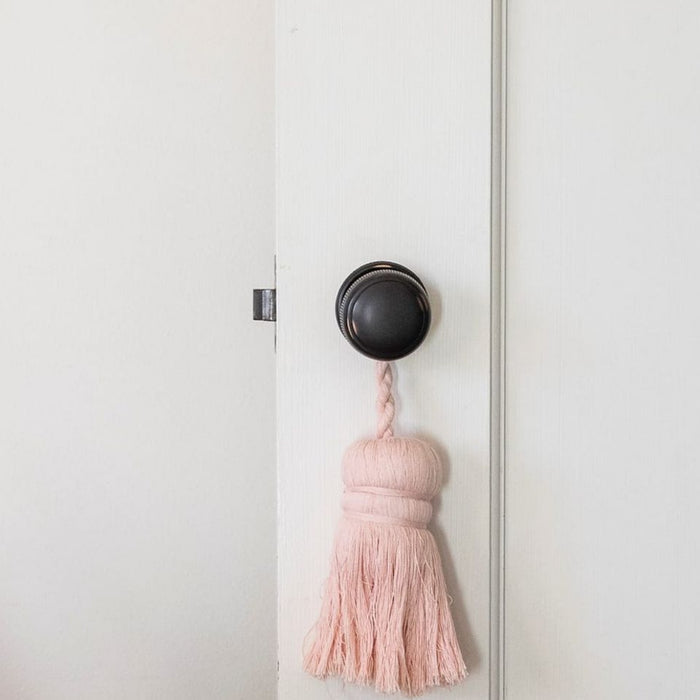 Lifestyle Tradco Large Milled Edged Mortice Knob Round Rose Antique Copper 1010 - The Blue Space