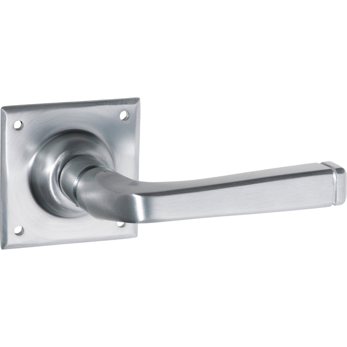 Tradco Menton Lever Square Rose Satin Chrome Sdg 0689 - The Blue Space
