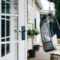 Lifestyle TradCo Milton Lever Long Backplate Entrance Set with High Security Lock Matte Black 9610KENTREURO57KK - The Blue Space