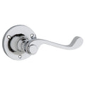 Tradco Milton Lever Round Rose Chrome Plated Sdg 0793 - The Blue Space