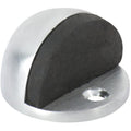 Tradco Oval Door Stop Satin Chrome 1523 - The Blue Space