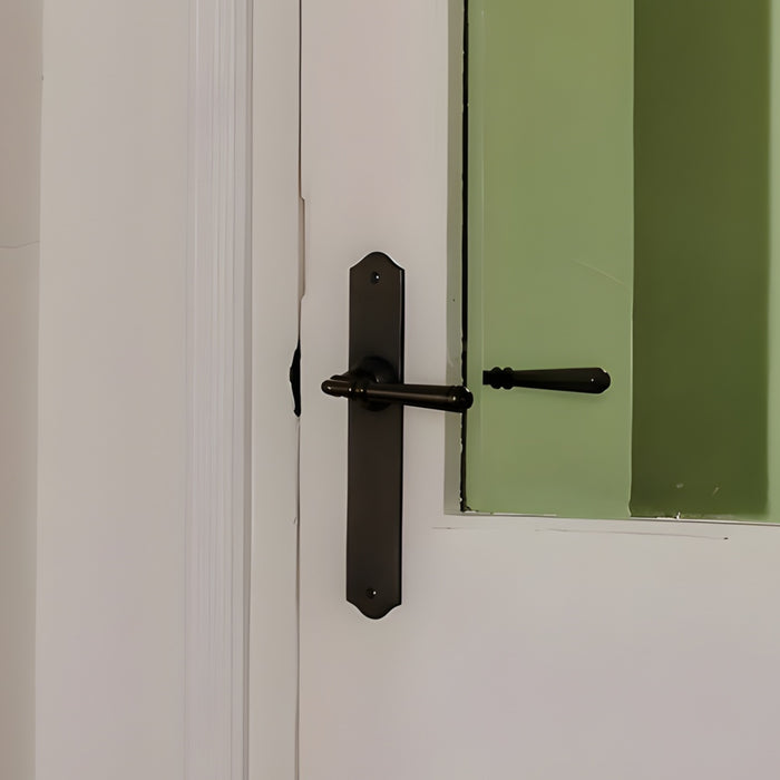 Lifestyle TradCo Reims Lever Long Backplate Passage Set Antique Copper 0746KPASS60 - The Blue Space