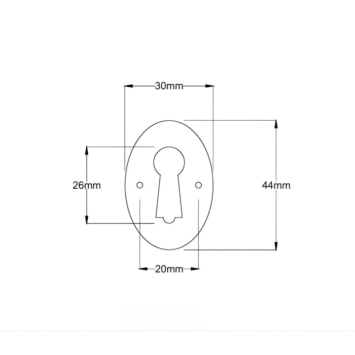 Keyhole TradCo Rim Lock and Milled Edge Knob Passage Set Polished Brass 1021-2002SET - The Blue Space