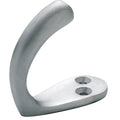 Tradco Single Robe Hooks Satin Chrome 3988 - The Blue Space