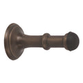 Tradco Small Concealed Fix Door Stop Antique Brass 2351 - The Blue Space