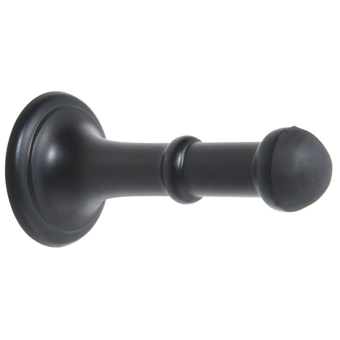 Tradco Small Concealed Fix Door Stop Matte Black 1821 - The Blue Space