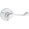 Tradco Victorian Lever Round Rose Chrome Plated 1044 - The Blue Space
