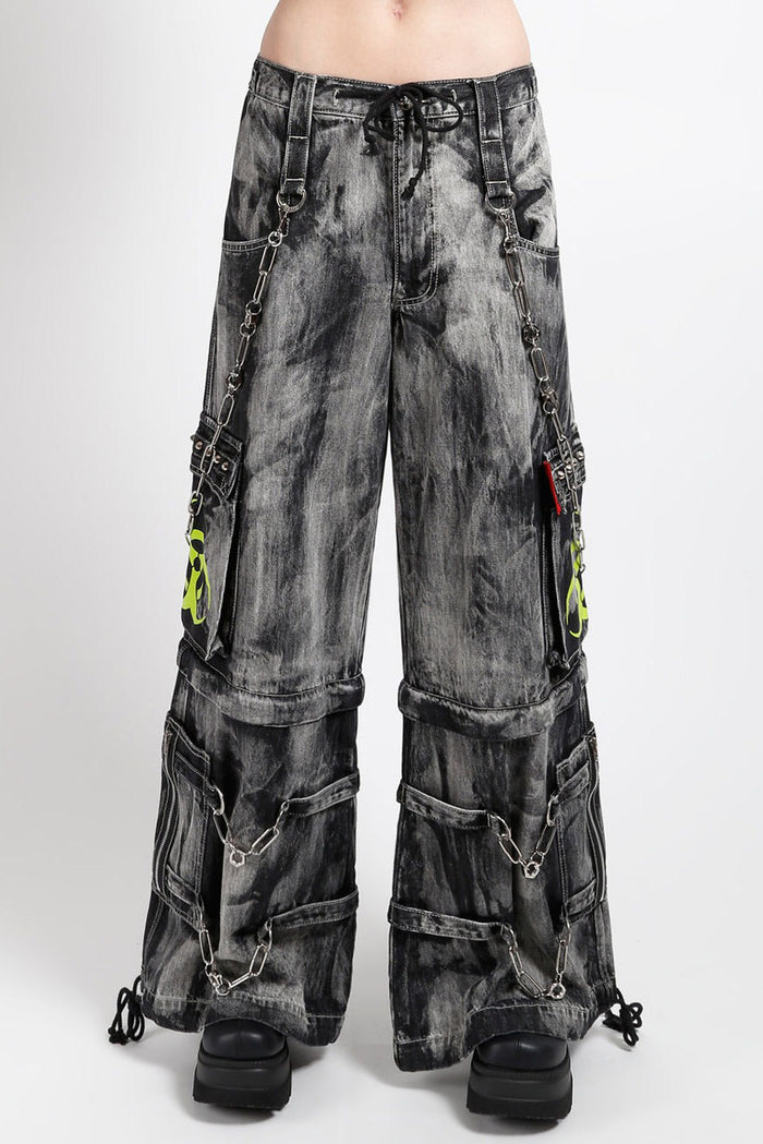 cyber punk distressed jeans