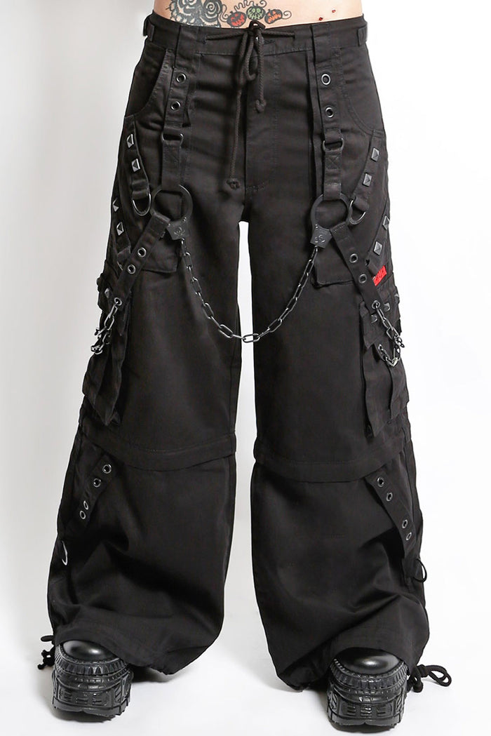 womens baggy street goth black cotton tripp NYC pants